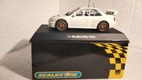 Qq C 2619 Scalextric Uk Subaru Impreza Wrc Plain White Ltd Edition 500 Units