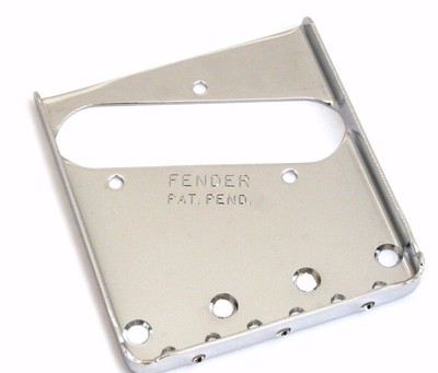 005-4162-049 Fender '52 Tele Telecaster 3-Saddle Guitar Bridge Plate Pat. Pend. 