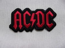 AC -DC  NEW EMBROIDERED NAME PATCH TAG
