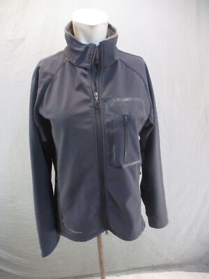 Columbia Titanium Size S Mens Full Zip Stand Collar Pocket Softshell Jacket 880