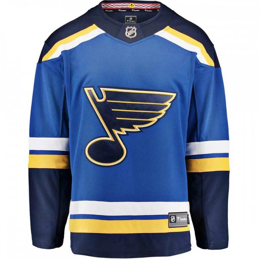 Fanatics PC Louis Blues NHL Breakaway Jersey Blank Home Blue