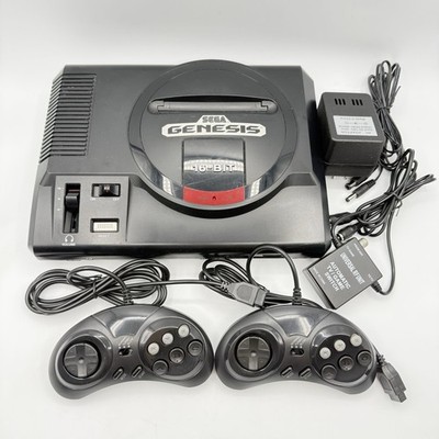 Vintage SEGA Genesis Console 1601 W/2 Controllers Cords Tested