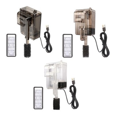 Rücken Aquarium Filter Filter Ausrüstung O2 Erhöhung Hochleistungsfilter