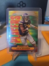 💥Justin Jefferson 2025 Topps Chrome Power Players Insert PP-22 Vikings💥