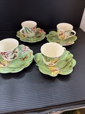 FLORAL HAVEN by Spode Tea Cup & Saucer S3767 NEVER USED made in England Set 4
