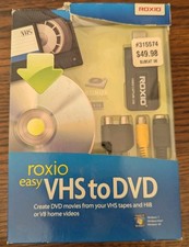 Roxio Easy VHS to DVD for Windows Create DVD Movies from VHS, Hi8 V8