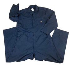 Dickies Mens XL Regular Long Sleeve Coveralls Navy Workwear Overalls 48611DN
