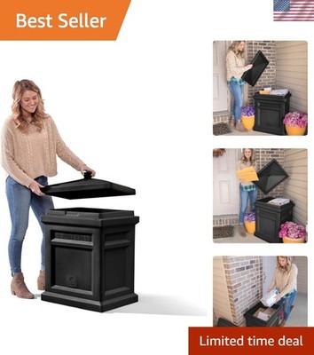 Express Package Delivery Box - Weather Resistant 37.6 Gallons Secures Packages