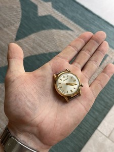 Authentic 2180 Accutron Gold Plated Wristwatch- For Parts (015)