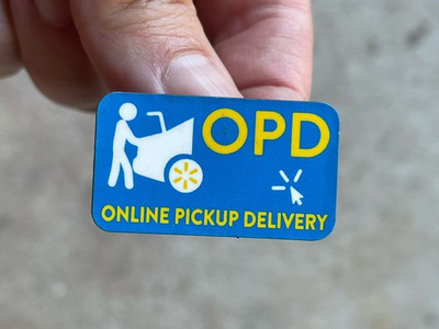 #ad Walmart OPD Online Grocery Pickup Lapel Pin Back $4.99