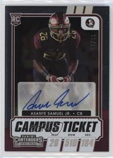 2021 Contenders Draft Picks College Campus Ticket /99 Asante Samuel Jr Auto 0x4v