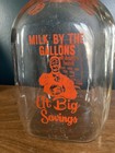 Vintage “Milk By The Gallons” Advertising One Gallon Milk Bottle! W/handle Pics! — photo 1