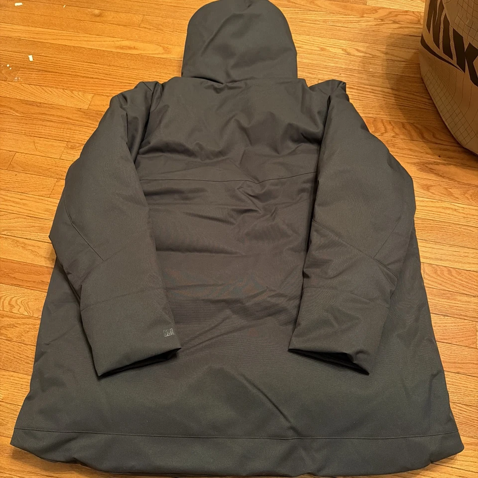 Abrigo de invierno parka con capucha Nike 550 gris oscuro para hombre talla 3XL emitido por el equipo PE Foto 4 de 4