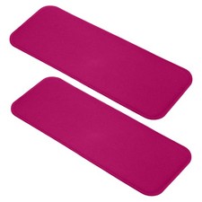 2PCS 12.4 x 4.9 Inch Felt Base Shaper for Handbag  Tote Bag  Purse Rose Red 