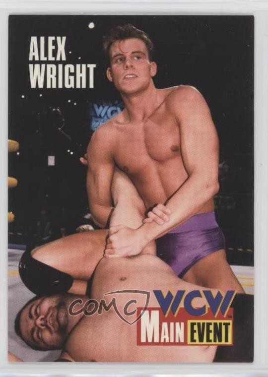 1995 CARDZ WCW Main Event Alex Wright #30 Rookie RC 0kb