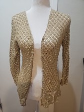 Vintage Chanel Embroidered Evening Cardigan Size S