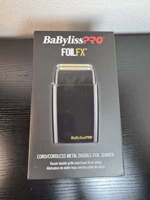 BaByliss PRO Cordless Double Foil Shaver - Black Open Box Face Foil Shaver
