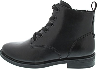 Marco Tozzi Damen Schnürstiefel schwarz