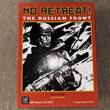NO RETREAT The Russian Front Board Game, 2011 never played