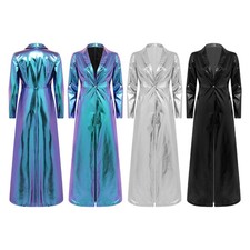 Women Streetwear Ankle Length Coat Elegant Overcoat Breathable Jacket Party