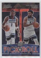 2021 Contenders Optic Pick n Roll Red Cracked Ice Prizm Karl-Anthony Towns n0c