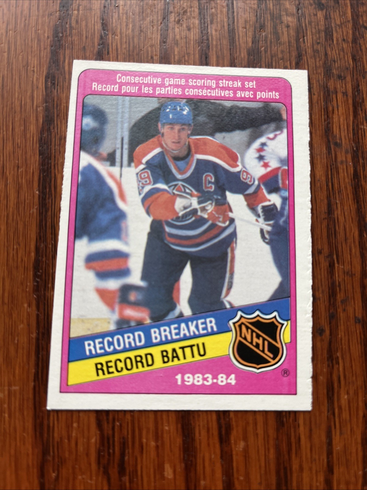 1984-85 O-Pee-Chee Wayne Gretzky #388 HOF Record Breaker