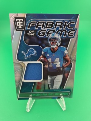 2024 Panini Totally Certified - Fabric of the Game Amon-Ra St. Brown FG-AMR /149