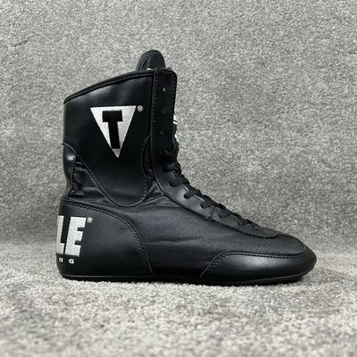 Title Boxing Speed-Flex Encore High-Top Men s Size 6 Black Boxing Shoes Used
