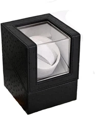 Single Watch Winder Automatic Rotation Box Leather Storage Display Case Box Gift