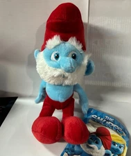 The Smurfs 9''Papa Plush Stuffed Animal New With Tag