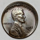 1952 D Off Center Error Mint Lincoln Penny UNC