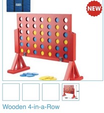 Connect 4 Garden Games 4 in a Row  Carry case Large  3 Years + TY6434-FSC