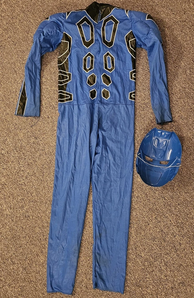 Disney Power Rangers Disfraz de Halloween Furia de la Selva Azul Niños Talla Foto 3 de 4