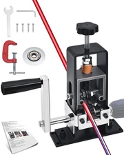 Wire Stripper Machine, 0.06-1 inch Manual Wire Stripping Machine with Blade, ...