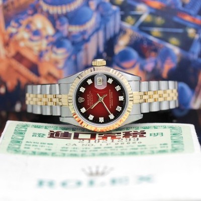 Rolex Lady Datejust Stahl / Gold Ref: 69173 mit Rolex Box & Papiere von 1983