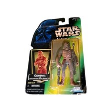 Star Wars Chewbacca Action Figure Toy Power of the Force 1997 Kenner READ