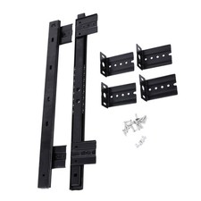 1 Pair Durable Steel Keyboard Drawer Slide Rail for Quiet Smooth Operation