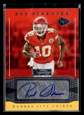 2016 Donruss Signature Series Rod Streater Autograph Auto Chiefs UX8498