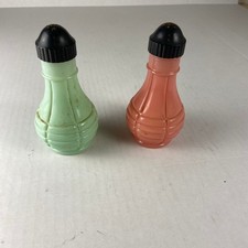 Vintage Grenade Shaped Salt and Pepper Shakers Kitchen Decor Novelty