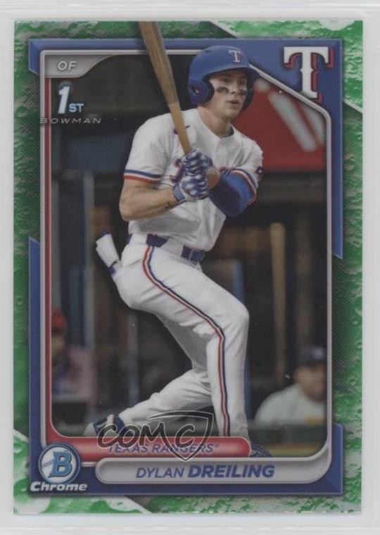 2024 Bowman Draft Chrome Lunar Glow Refractor Dylan Dreiling #BDC-42 1i7n