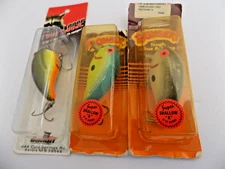 BOMBER SUPER SHALLOW A & BANDIT "PRE PRADCO" FLA28 - 2 LURES - SS131