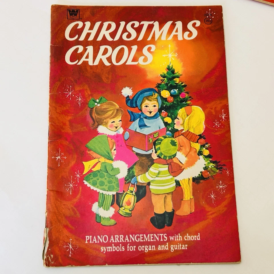 VTG Whitman ‘69 & Bradleys Best Christmas Carols Songbook Voice Piano Lot Of 2 - Image 2 of 4