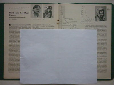 2/1964 ARTIKEL 2 SEITEN EINIGE PROBLEME IM HELMDESIGN ML LUFTFAHRT CASQUE PILOTE