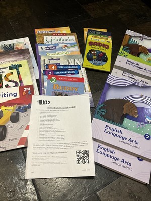 K12 K-12 Lot 2nd Grade Language Arts Math Art Homeschool Books (New in Box)