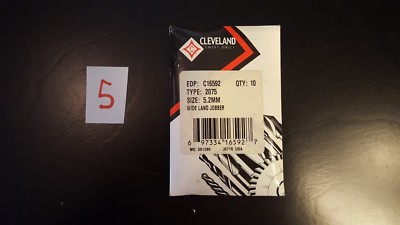 Cleveland Parabolic Wide Land Jobber C16592 2075 5.2mm HSS CO Drill Bit 10x