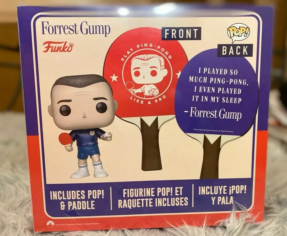 Funko Pop Forrest Gump #770 and Ping Pong Paddle Set Target