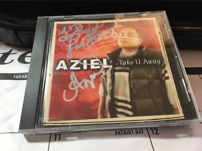 AZIEL    Take U Away CD SIGNED/AUTOGRAPHED ORIGINAL HAWAIIAN CD