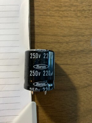 MARCON 4B04A AUF-M20 ELECTROLYTIC CAPACITOR SNAP-IN MOUNT 250V 220uF 105°C 20pc.