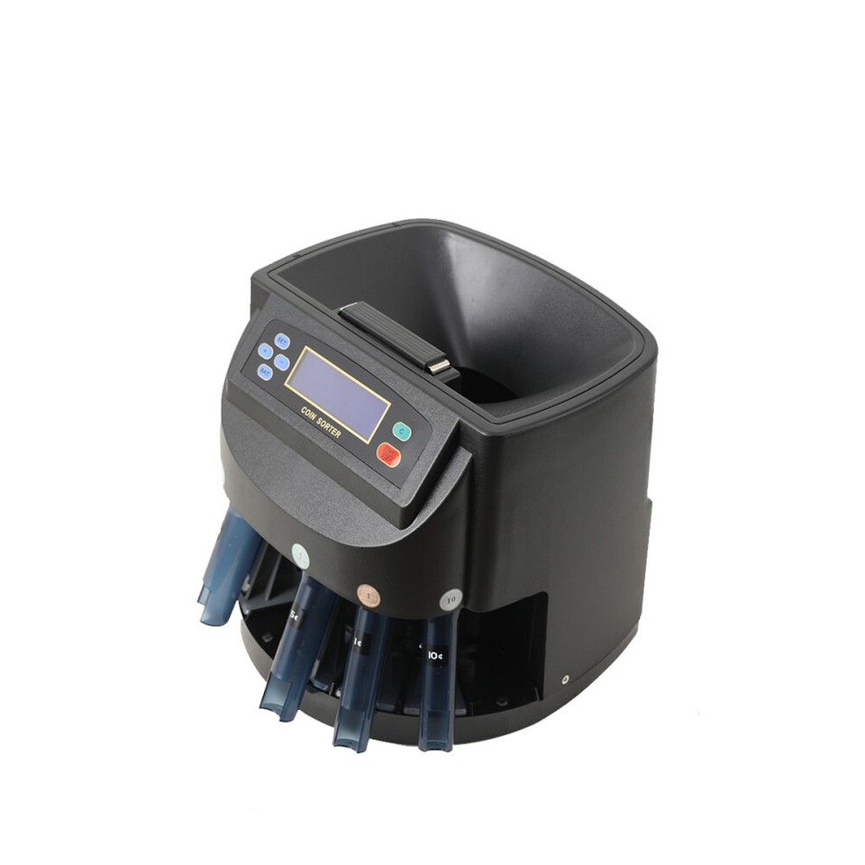 USD Coin Counter Machine USD Coin Sorter 150 Coins/Min Automatic Change ...