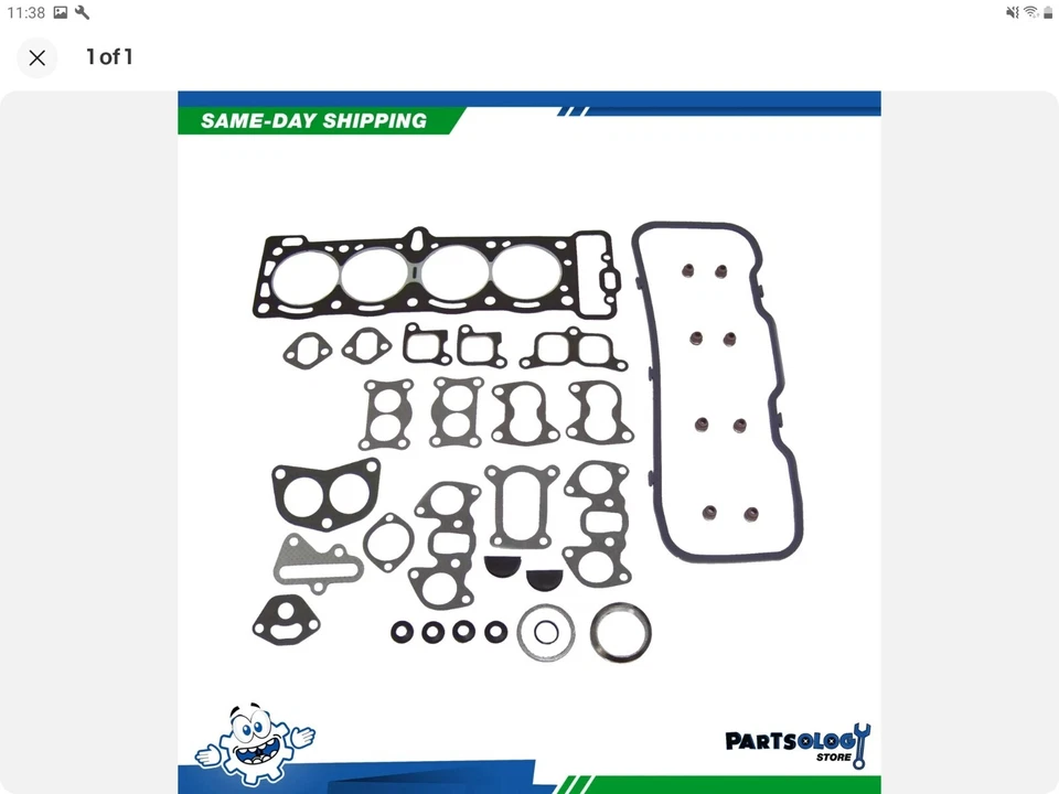 09-11900 ITM Engine Components Cylinder Head Gasket Set 09-11900 ITM Head Gasket - Image 3 of 4